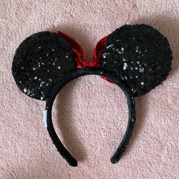 Disney Minnie Mouse Sequin Headband Mouse Ears - Picture 2 of 3